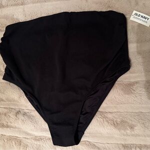 Old Navy Women's maternity Black Swim Bottoms